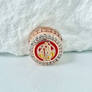 Pandora HTH Hollywood Tower Hotel Bead Charm S925 Silver Charm Rose Gold plating